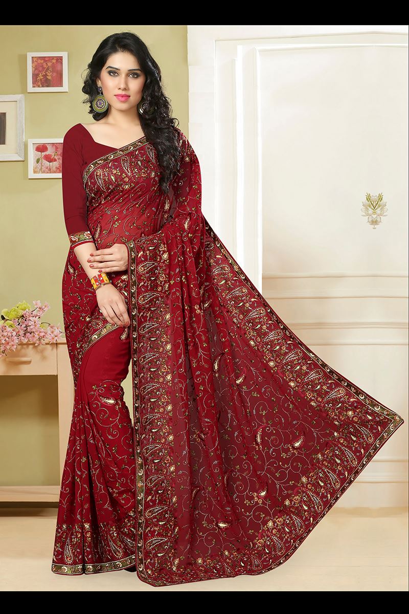 fancy poonam sarees | CWS008 | Exciting welcome offer - AB & Abi Fashions