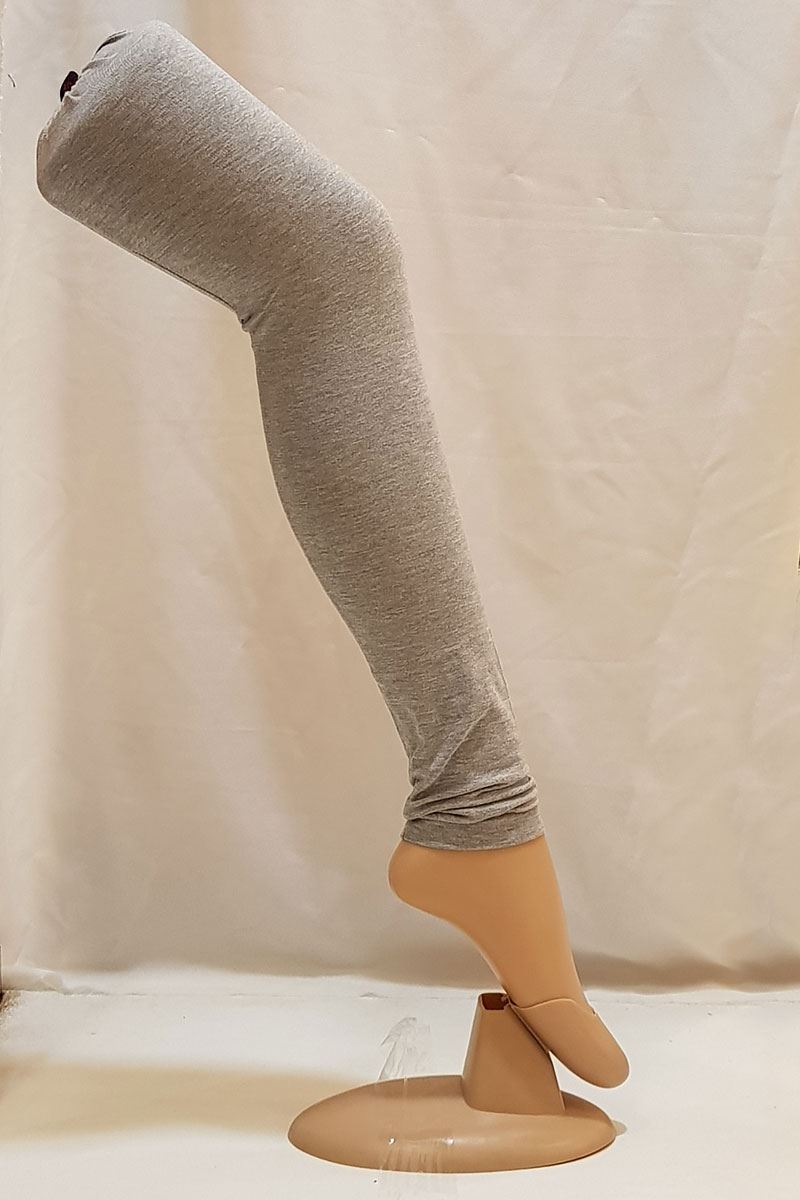 Grey Printed Ribbed Leggings | Buy Online | Skin Friendly | Titapu