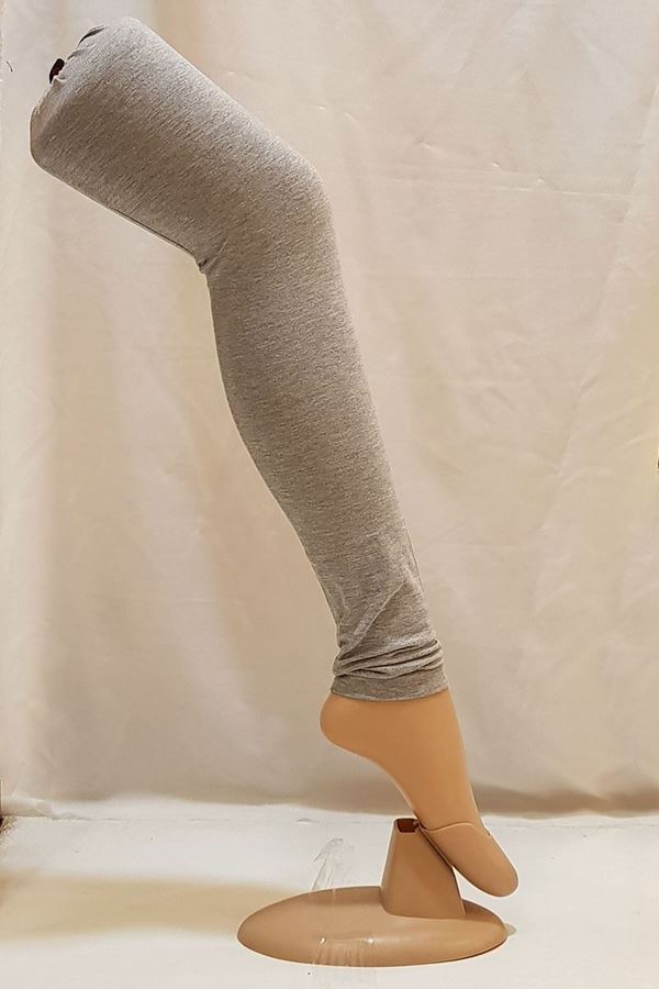 Picture of Fascinating grey color cotton leggings