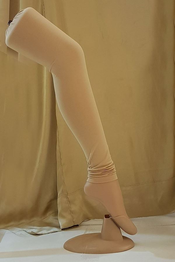 Picture of Mesmerising biege color cotton leggings