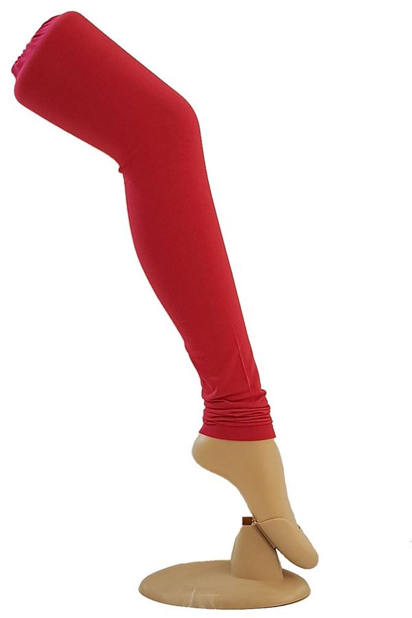 Picture of Vivacious bright red color leggings