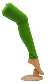 Picture of Stylish wear green color cotton leggings