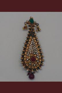 Picture of Mesmerizing hair brooch in dual color