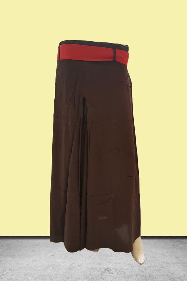 Picture of Tasteful brown designer flared palazzo