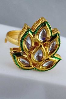 Picture of Timeless green detailed finger ring