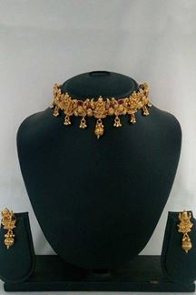 gold choker set