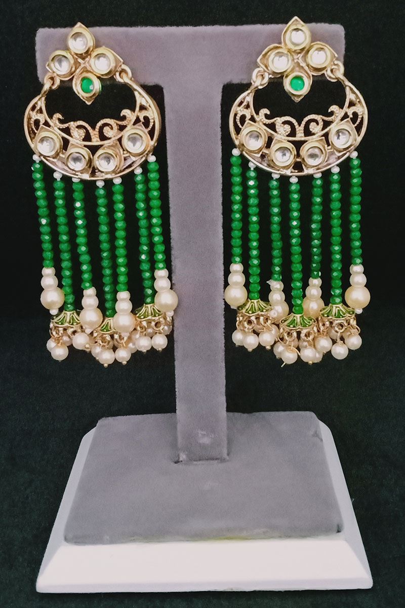 GIRISA GREEN EARRINGS – I Jewels