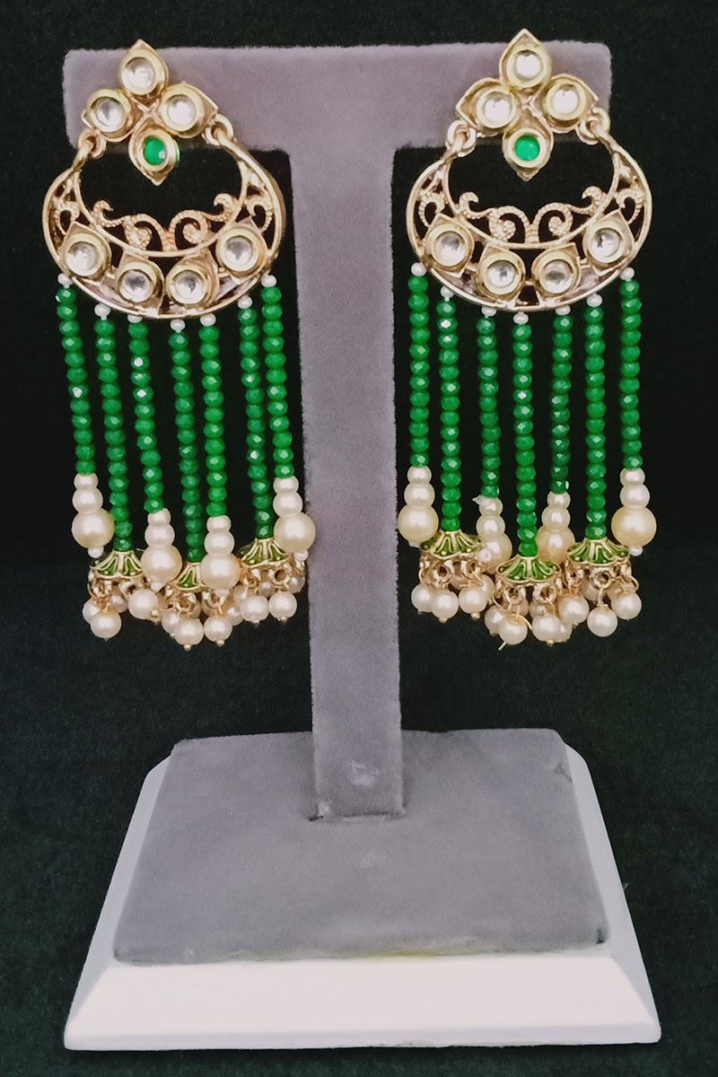 designer crystal earrings