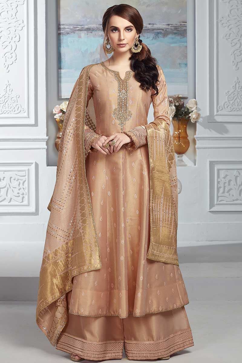 anarkali palazzo suits