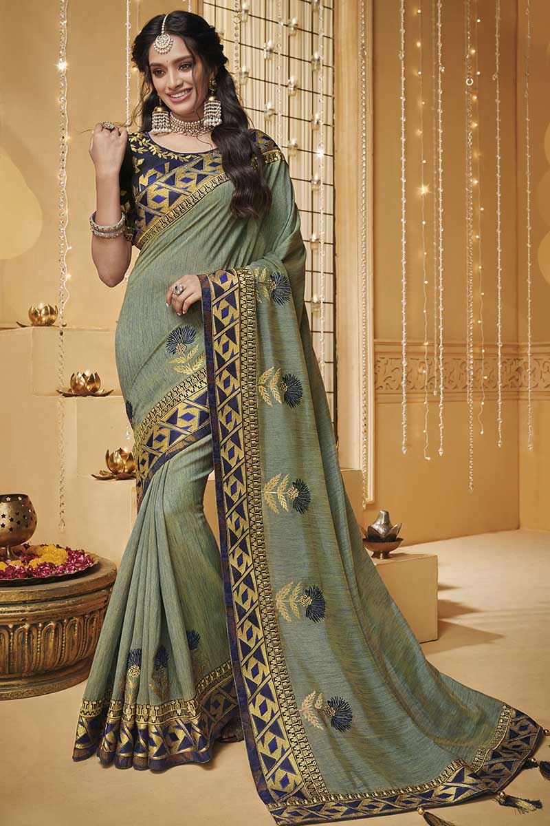 latest fancy party wear sarees