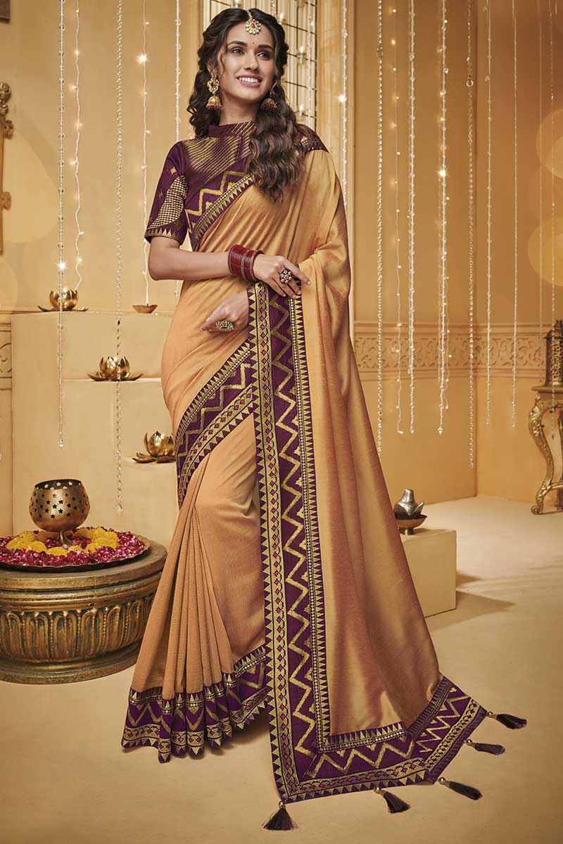 new fancy party wear saree