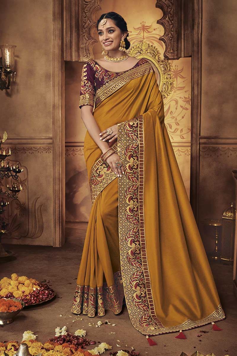 party silk saree