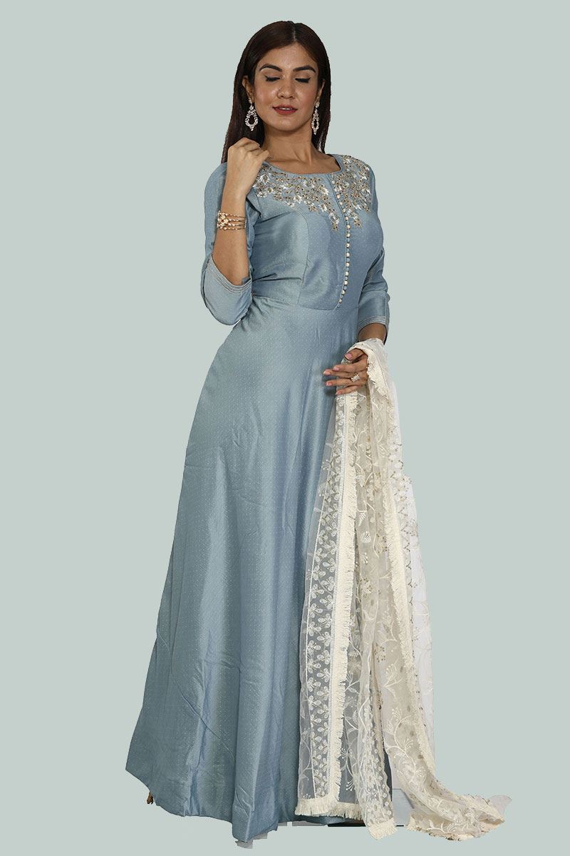 floor length anarkali dresses