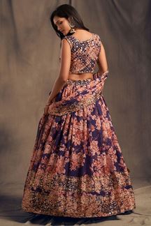 Picture of Marvelous Purple Designer Lehenga Choli