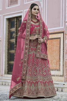 Picture of Ravishing Pink Colored Designer Lehenga Choli