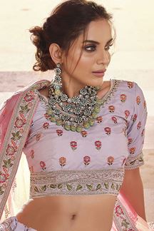 Picture of Exclusive Grey Colored Designer Lehenga Choli