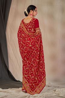 Picture of Exquisite Red Colored Designer Saree