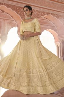 Picture of Charming Off-White Colored Designer Lehenga Choli