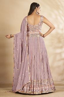 Picture of Exquisite Mauve Colored Designer Suit