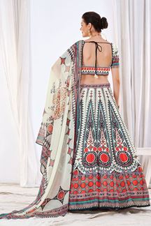 Picture of Exquisite White Colored Designer Lehenga Choli