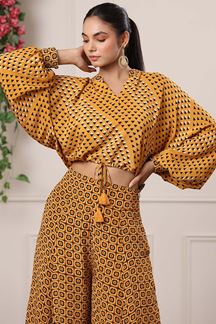 Picture of Charismatic Mustard Colored Designer Suit