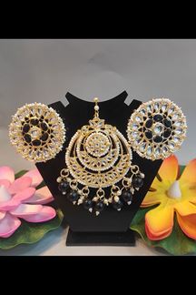 Picture of Pretty Black Colored Party wear Imitation Jewellery