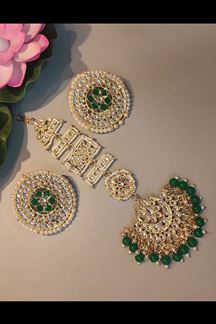 Picture of Charming Green Colored Party wear Imitation Jewellery