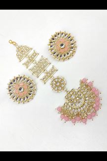 Picture of Unique Pink Colored Party wear Imitation Jewellery