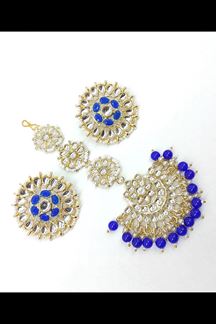 Picture of Glorious Blue Colored Party wear Imitation Jewellery
