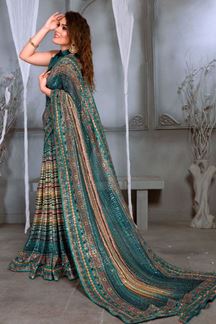 Picture of Striking Rama Colored Designer Saree