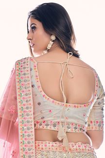 Picture of Fascinating White Colored Designer Lehenga Choli