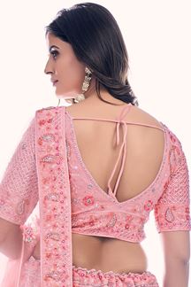 Picture of Flawless Pink Colored Designer Lehenga Choli