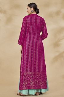 Picture of Aesthetic Pink Colored Designer Suit