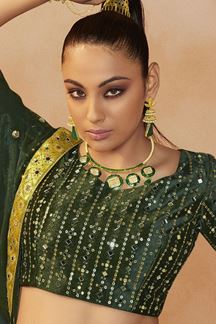 Picture of Magnificent Green Colored Designer Lehenga Choli