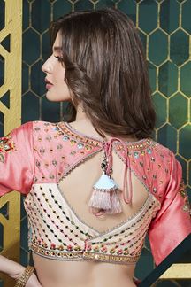 Picture of Fascinating Multi-Colored Designer Lehenga Choli