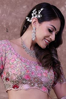 Picture of Marvelous Pink Colored Designer Lehenga Choli