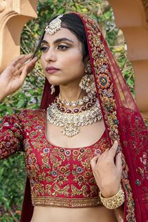 Picture of Breathtaking Bridal Designer Lehenga Choli