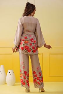 Picture of Charismatic Ivory Colored Designer Co-ord Set Suit