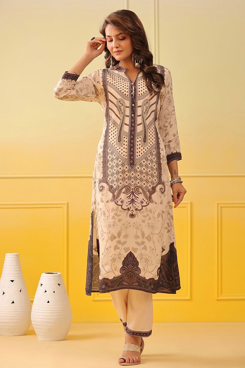 Spotlight 3 New Latest Designer Traditional Wear Rayon Kurtis Collection -  The Ethnic World