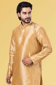 Picture of Elegant Golden Colored Designer Kurta Set