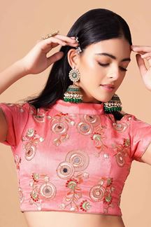 Picture of Lovely Green and Pink Colored Designer Lehenga Choli