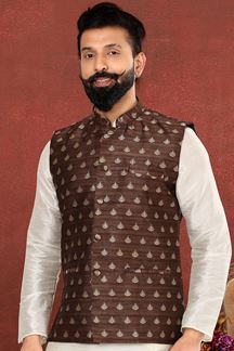 Picture of Exuberant Brown Colored Designer Jacket