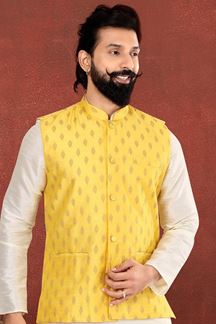 Picture of Classy Yellow Colored Designer Jacket