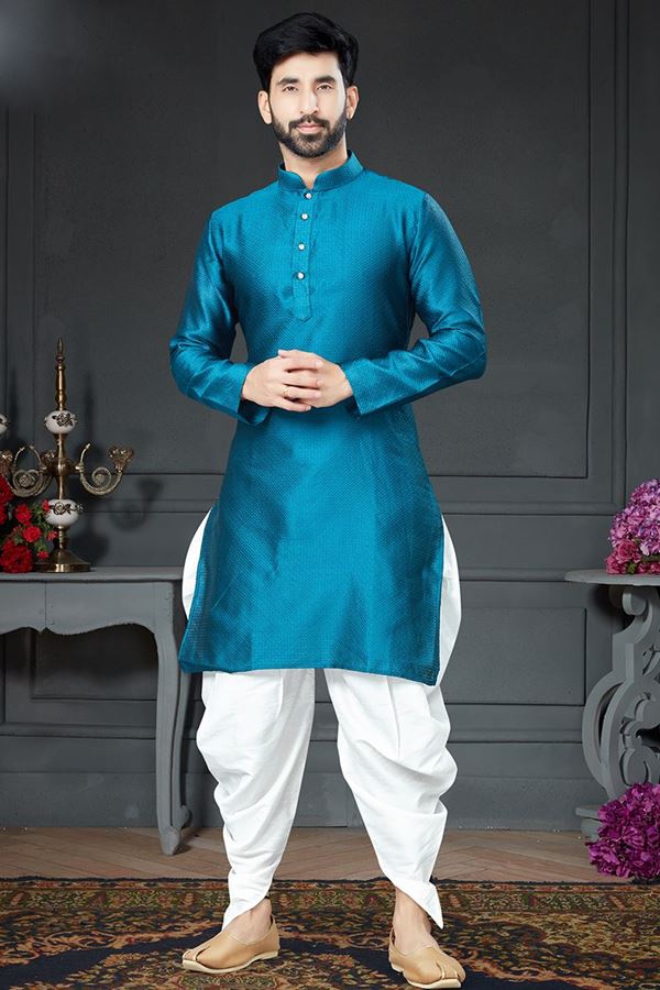 Picture of Charming Blue Colored Designer Kurta Set