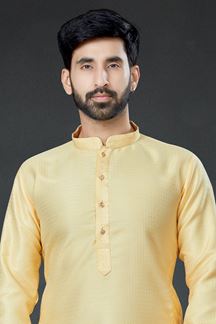 Picture of Charming Yellow Colored Designer Kurta Set