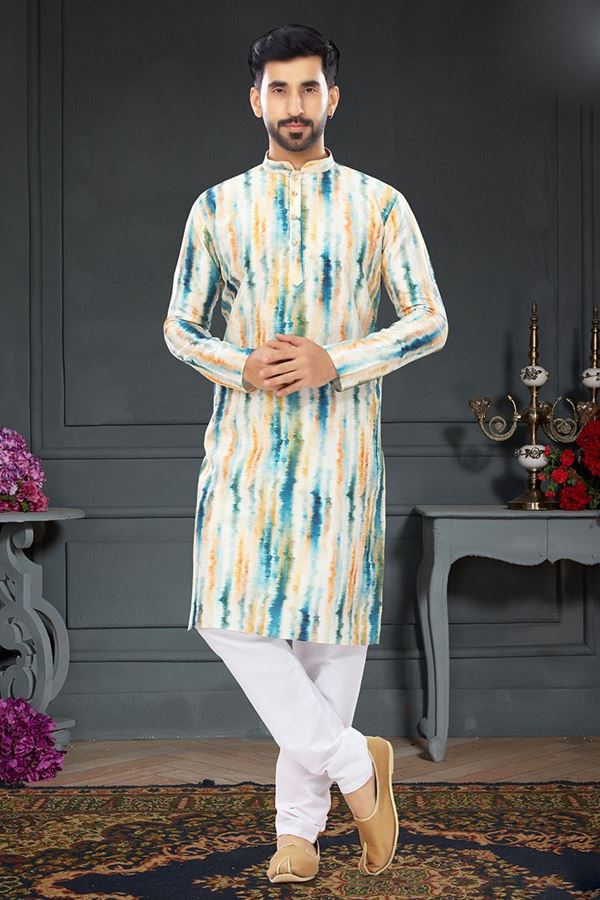 Picture of Impressive Multi-Colored Designer Kurta Set