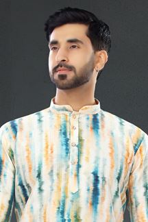 Picture of Impressive Multi-Colored Designer Kurta Set