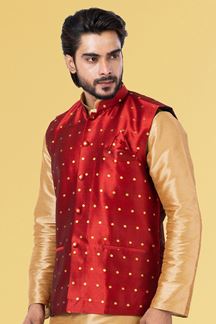 Picture of Stylish Red Colored Designer Menswear Jacket