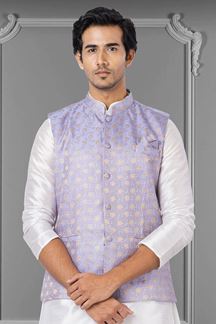 Picture of Stylish Lavender Colored Designer Menswear Jacket