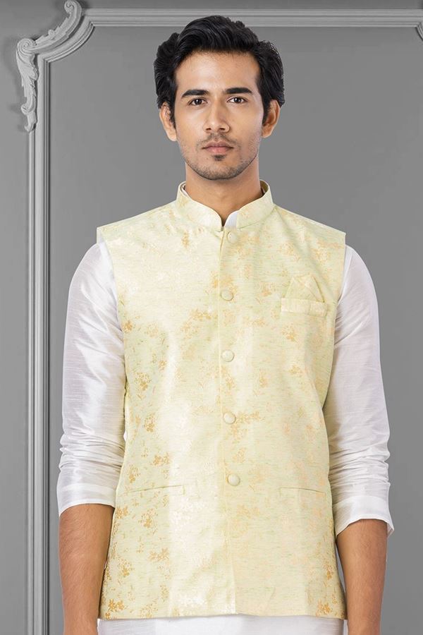 Picture of Splendid Yellow Colored Designer Menswear Jacket